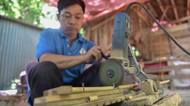 Mục sở thị quy trình làm ống hút tre xuất khẩu mang về tiền tỷ mỗi tháng  của 8X Việt - 4